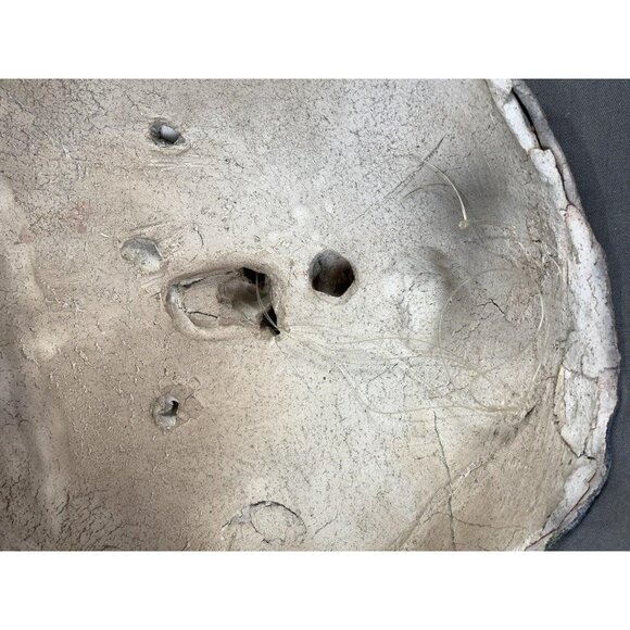 VTG One Of A Kind Handmade Clay Face Wall Art Sculpture Smoking Character, Cool - Picture 6 of 10